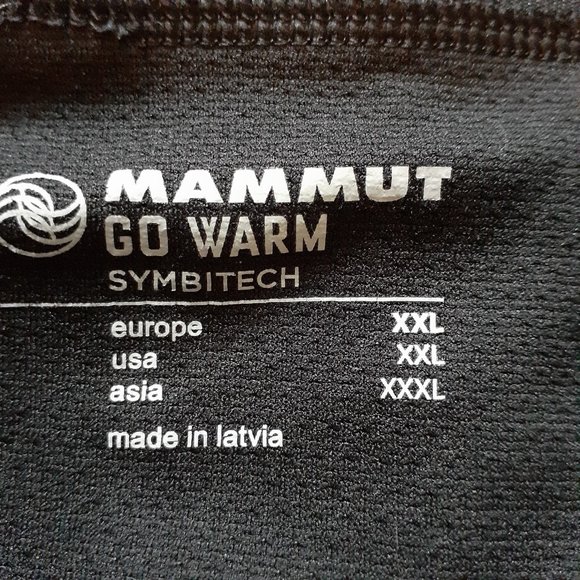 Mammut Go Warm Symbitech 3/4 Length Wool Blend Baselayer Pant Black Size XXL - Picture 6 of 9